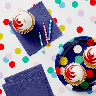 30ct Beverage Napkins Navy - Spritz™ 3 30ct Beverage Napkins Navy - Spritz™