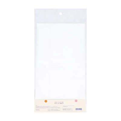 White Plastic Table Cloth - Spritz™ 4 White Plastic Table Cloth - Spritz™ - Image 2