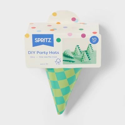 Dinosaur Party Hats 10ct - Spritz™ 4 Dinosaur Party Hats 10ct - Spritz™ - Image 2