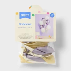 20ct Purple Chrome And White Balloon Pack - Spritz™ -Bakerross Store GUEST e1f9f813 c7ba 479e 8534 f0a9716ff5d4