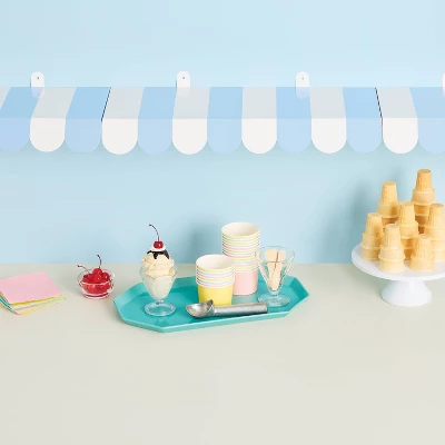 Ice Cream Social Paper Awning - Spritz™ 3 Ice Cream Social Paper Awning - Spritz™