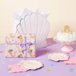 Mermaid Seashell Snack Plate 20ct - Spritz™