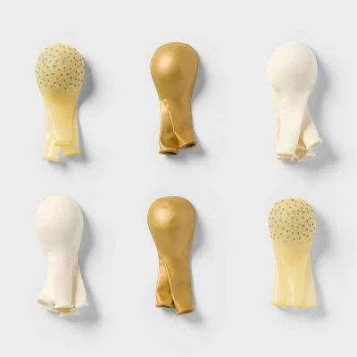 Gold And White Confetti Balloon Pack - Spritz™ 4 Gold And White Confetti Balloon Pack - Spritz™ - Image 2