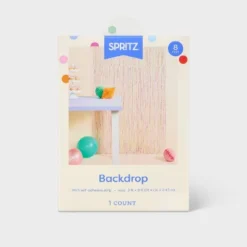 8'x3' Holographic Fringe Backdrop Party Banner - Spritz™ -Bakerross Store GUEST fb2ba996 cfe4 42ef bcdf 86212a57d25f