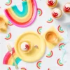 10ct Rainbow Shaped Snack Plates - Spritz™