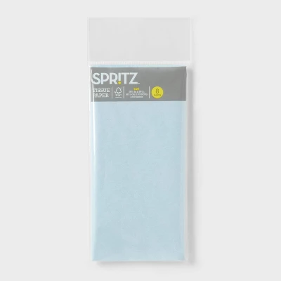8ct Pegged Tissue Blue With Pearls Spritz™ 4 8ct Pegged Tissue Blue With Pearls Spritz™ - Image 2