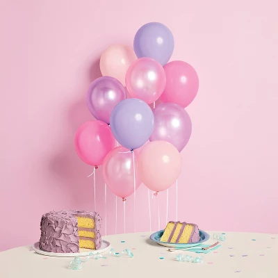 12ct Pink & Purple Balloon Pack - Spritz™ 2 12ct Pink & Purple Balloon Pack - Spritz™